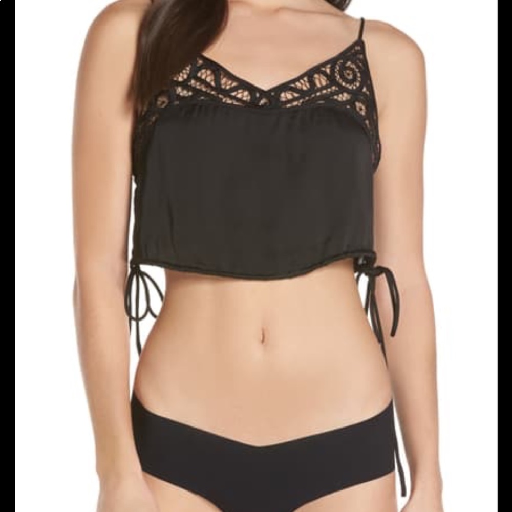 FREE PEOPLE CAMI CROP TOP BLOUSON  RAMI / XS /NWT